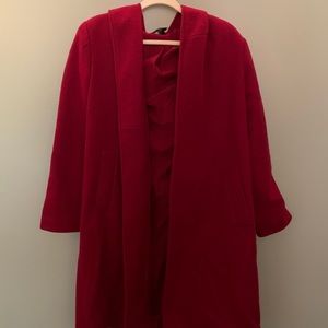 Red Thick Forever21 Coat